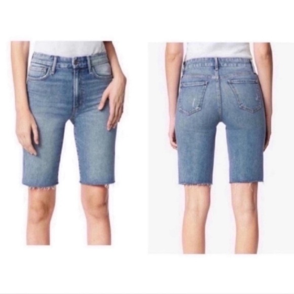 Joe's Jeans Light Blue Denim Shorts 24 - Picture 1 of 6